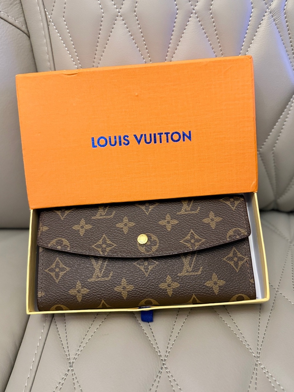 LV Monogram Canvas Brown Continental Wallet